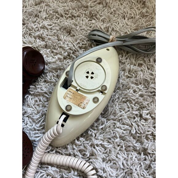 GENIE TELEPHONE 2 Tone push Mid Century Atomic AMERICAN ATC MCM - Picture 4 of 10